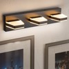 Rennnsan Cylven 20"W Hardwired Rectangle Industrial LED Dimmable Vanity Light in Black - 4 of 4