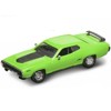 1971 Plymouth GTX 440 6 Pack Green 1/43 Diecast Model Car by Road Signature - 2 of 3