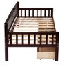 NicBex Twin Size Modern Pine Daybed with 2 Storage Drawers and Bedside Guardrail for Bedroom and Living Room - 4 of 4