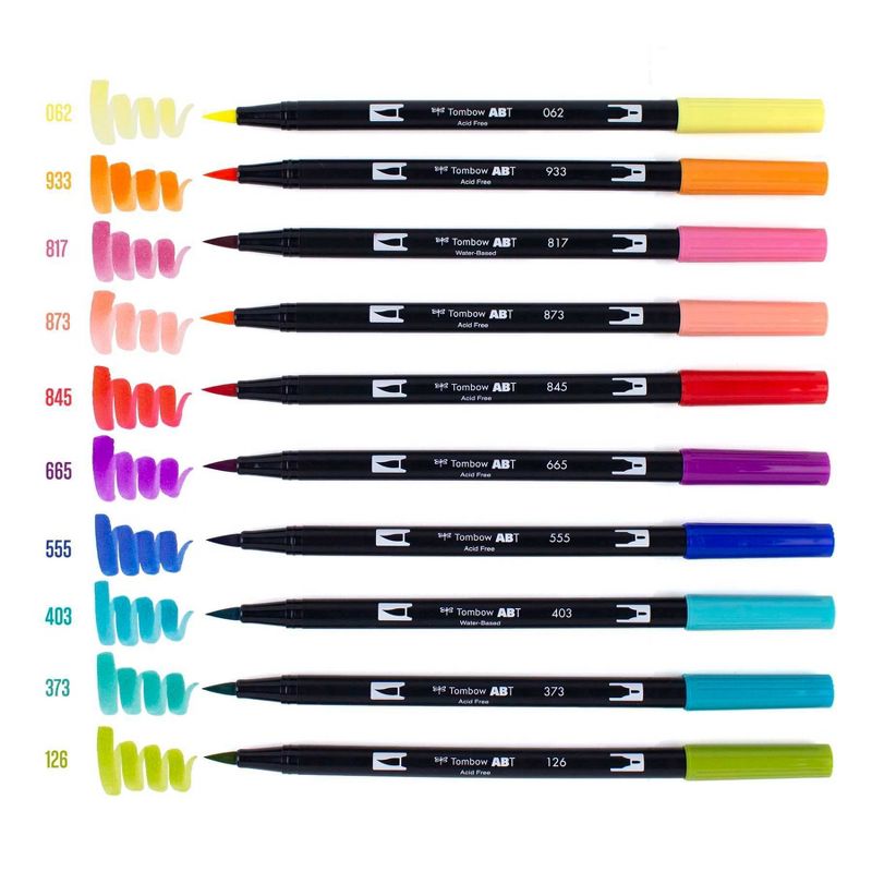 Tombow 10ct Dual Brush Pen Art Markers - Retro, 6 of 10