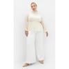 Women's Plus Size Cross Lane Shirt - cream | CITY CHIC - 2 of 4