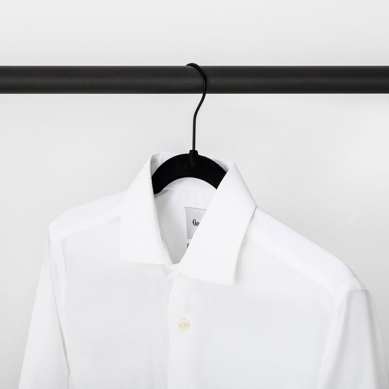 30pk Suit Flocked Hangers - Brightroom™, 3 of 9