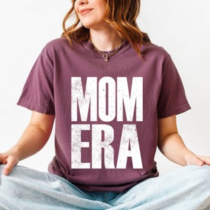 Simply Sage Market Mom Era Distressed Garment Dyed Tee - 1 of 4