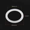 Unique Bargains Coffee Machine Replacement Parts Silicone Rings White 5 Pcs - 2 of 3