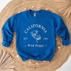Simply Sage Market Women's Graphic Sweatshirt Embroidered California Flower - 3 of 4