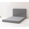 Lycvki Gray Single Tri Folding Mattress Memory Foam - 2 of 4