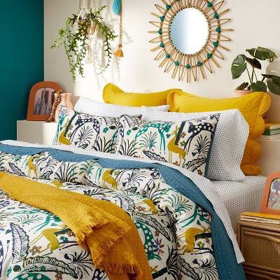 Jungle Print Comforter & Sham Set - Opalhouse™ Designed With Jungalow™ :  Target