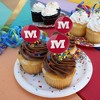 Monmouth College Primary Logo Cupcake Picks Toppers Decoration Set of 6 - 4 of 4