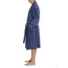 46902-NVY-XL #FollowMe Plush Robe / Robes for Men - 2 of 2