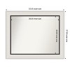 Amanti Art Ellie Non-Beveled Framed Bathroom Vanity Wall Mirror - 3 of 4