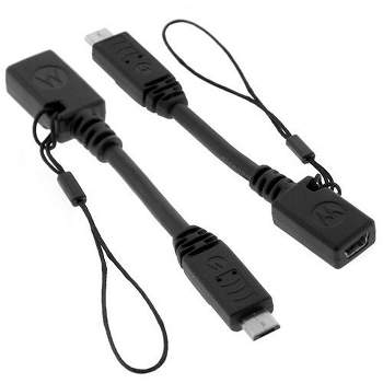 Motorola MicroUSB Adapter Cable. Micro USB to Mini USB Adapter for Motorola Phones SKN6252