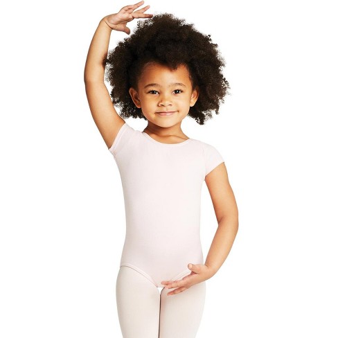 Capezio Pink Classics Short Sleeve Leotard - Girls X-Large