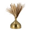 Modern Metal Vase - Decorative Aluminum Home Accent - Contemporary Finish - Perfect for Living Room, Bedroom, Office - 4 of 4