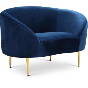 Meridian Furniture,Ritz Velvet Chair - 1 of 4
