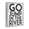 Stupell Industries Jump in the River Motivational Lake House Phrase, 14" x 11" - 3 of 4