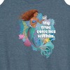 Women's - Disney - Ariel My True Voice Graphic Racerback Tank - 2 of 4
