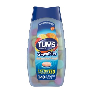 Tums Extra Strength Smoothie Assorted Fruit - 1 of 4