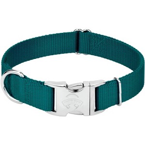 Country Brook Petz Premium Nylon Dog Collar with Metal Buckle for Small Medium Large Breeds - Vibrant 30+ Color Selection - 1 of 4