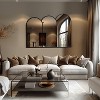 LuxenHome Triple Arch Framed Wall Mirror Black - 4 of 4