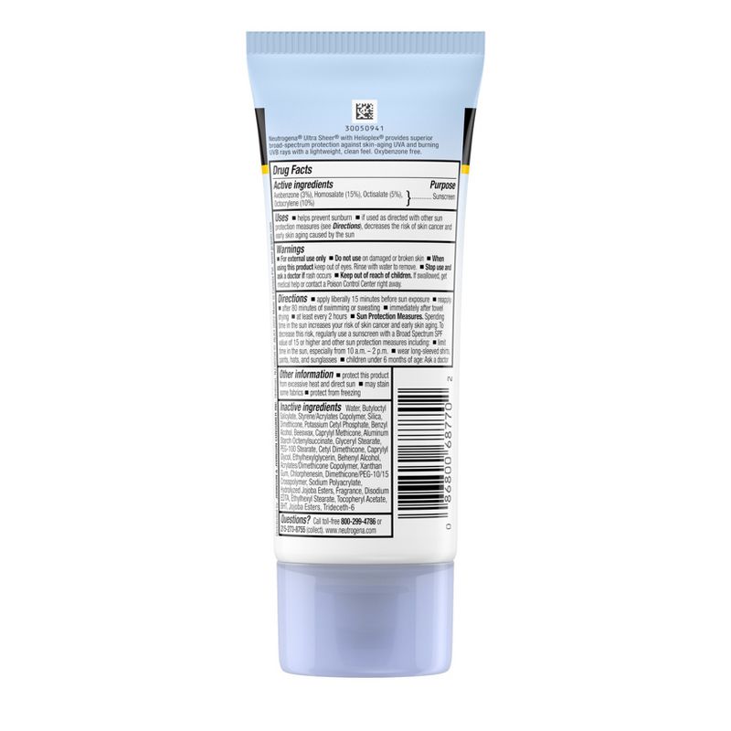 Neutrogena Ultra Sheer Dry Touch Sunscreen Lotion, SPF 70 - 3 fl oz, 3 of 15