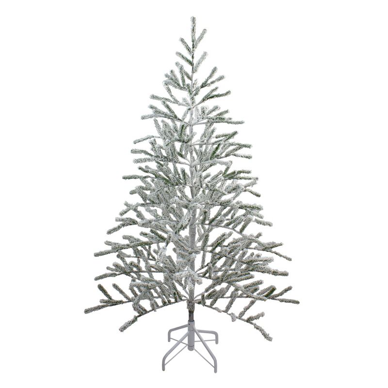 Northlight 5' Flocked Alpine Twig Artificial Christmas Tree - Unlit, 1 of 9