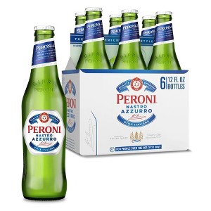 Peroni Nastro Azzurro Lager Beer - 6pk/12 fl oz Bottles - 1 of 4