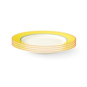 Spode Kit Kemp 9.5" Side Plate, Calypso Platter, Set of 4, Made from Porcelain, Dishwasher and Microwave Safe, Vibrant Dinnerware Ideal for Summer - 1 of 4