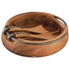 nambe Anvil Salad Bowl with Servers - 2 of 4