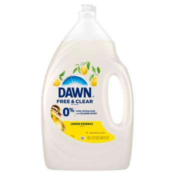 Dawn Lemon Essence Free & Clear Ez Squeeze Dishwashing Liquid - 54.8 fl oz