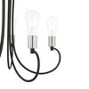 Livex Lighting Bari 5 - Light Chandelier in  Black - 3 of 4