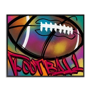 Stupell Industries Urban Sports Football, 24" x 30" - 1 of 4