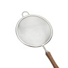 Unique Bargains Food Strainer Walnut Small Hand Wash Stainless Steel Brown 1 Pc - 4 of 4