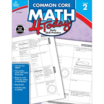 Common Core Math 4 Today, Grade 2 - (Common Core 4 Today) by  Erin McCarthy (Paperback)
