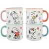 Peanuts Mothers Love 4-Pack Large 21oz Camper Stoneware Mug Set - 4 of 4