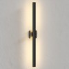 LamQee Aluminum Long Outdoor Modern LED Wall Light Slim Linear Exterior Lighting Fixtures Wall Mount - 3 of 4