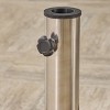Maggift Square Umbrella Base with 2 Handles, Open Umbrella Maximum Diameter 13 Feet, Suitable for Patio, Poolside, Brown, 21.6" * 21.6" * 15" - 3 of 4