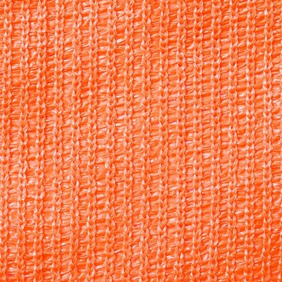 Bright Orange 16x16FT Square Sun Shade Sail with HDPE Material
