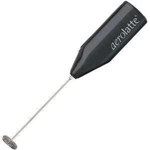 Aerolatte Steam-Free Handheld Milk Frother To Go with Travel Case, Black - 1 of 4