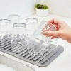 OU Kitchen Sink Organizer 3pc Set, Dish Drying Rack, Cutlery Drainer & Soap Dispenser Caddy with Sponge Holder, Countertop Dish Drainer & Strainer - 4 of 4