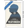 Trends International Alfred Hitchcock - Rear Window (1954) Silhouette Framed Wall Poster Prints - 3 of 4
