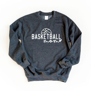 Simply Sage Market Women's Graphic Sweatshirt Basketball Mom Ball - 1 of 2