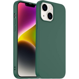 BONGEEK Designed for iPhone 14 Plus Case, Silicone Shockproof Slim Thin Phone Case for iPhone 14 Plus 6.7 inch -Pine Green - 1 of 4