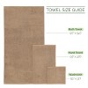 BAGOKIE 100% Turkish Cotton Corduroy Ribbed Bath Towels 6-Piece Set - 3 of 4