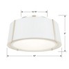 Crystorama Lighting Fulton 3 - Light Flush Mount in  Polished Nickel - 3 of 3