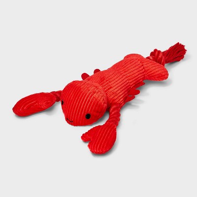10.92" Americana Lobster Dog Rope Plush Toy - Sun Squad™ Red