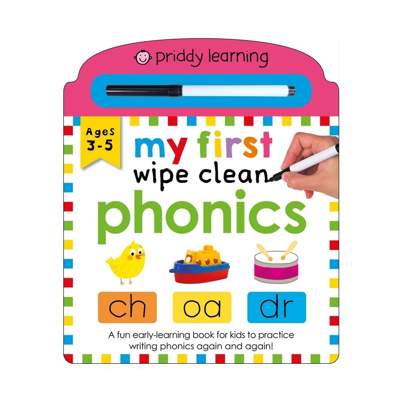 Priddy Learning: My First Wipe Clean Phonics - by  Roger Priddy & Priddy Books (Board Book), 1 of 2