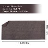Marine Carpet Boat Flooring Rug | Waterproof Outdoor Mat with Non-Slip TPR Base | Brown Stripe Design for Patio, Deck & Camping - 2 of 4