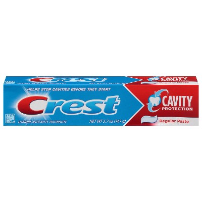 Crest Cavity Protection Toothpaste, Regular Paste, 5.7 oz