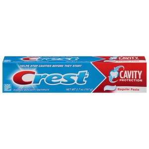 Crest Cavity Protection Toothpaste, Regular Paste, 5.7 oz - 1 of 3