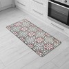Evideco French Home Goods Paco Printed Kitchen Floor Mats - Non-Slip, Easy Maintenance, Tile Design, Available in Two Sizes - 2 of 4